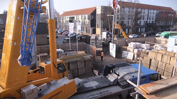 Construction Site Birds-eye View