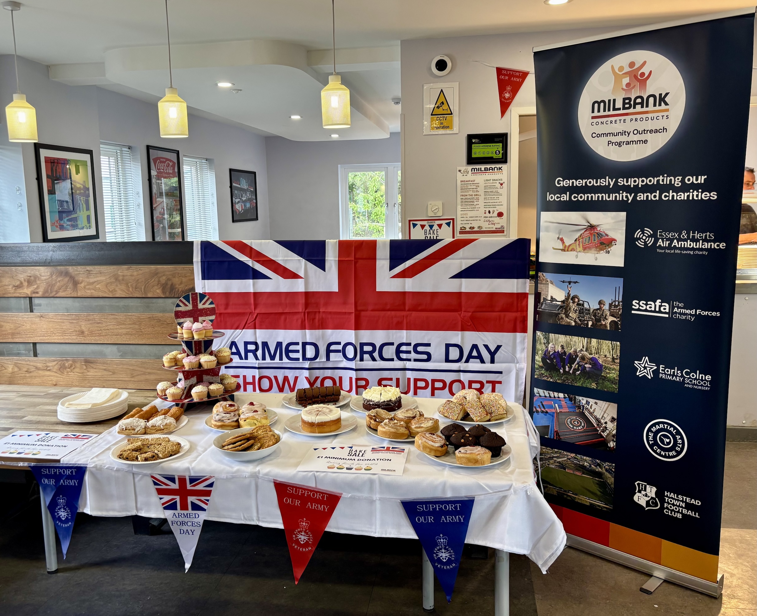 Milbank Armed Forces Bake Sale