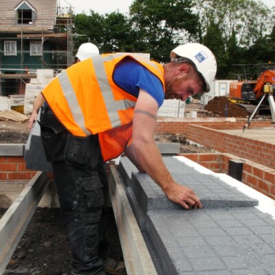 Milbank GDeck floor being laid