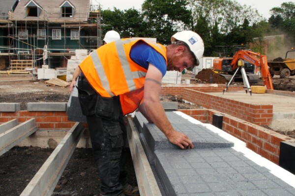 Milbank GDeck floor being laid