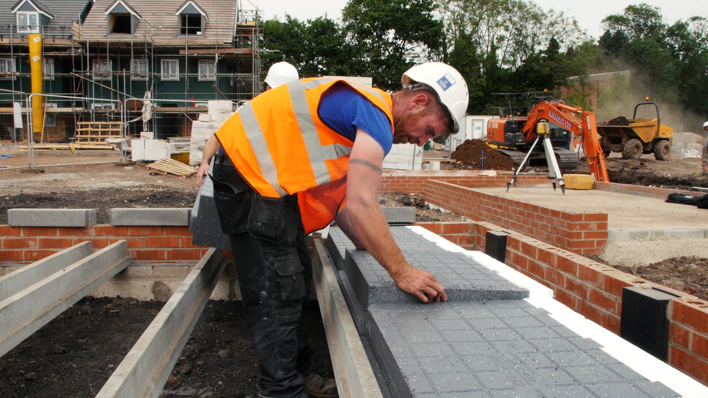 Milbank GDeck floor being laid
