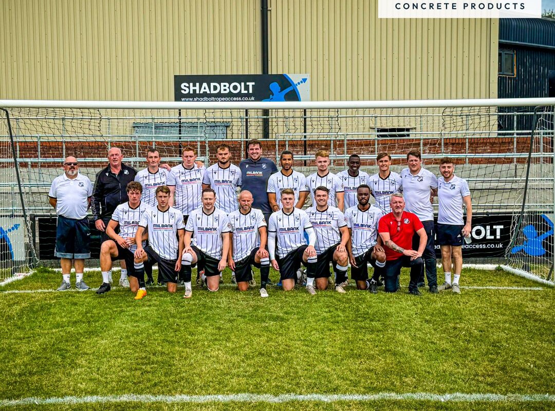 Halstead Town Football Team Milbank Sponsorship