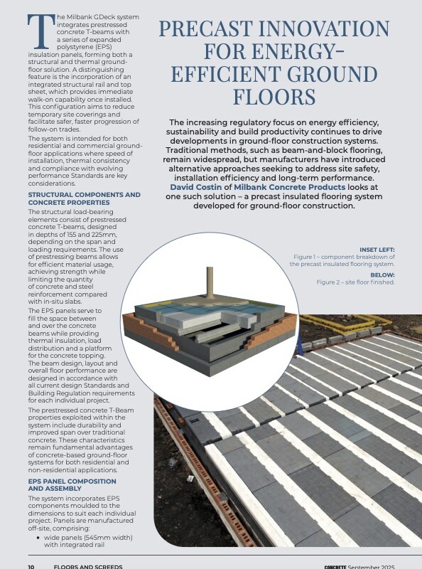 Concrete Magazine Milbank GDeck article - page 1