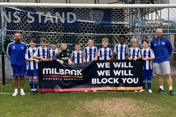 U12 Football Team in Milbank sponsored kit